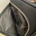 LONDON FOG Bromley 15-Inch Under The Seat Bag, Black & Rose Gold