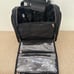 LONDON FOG Bromley 15-Inch Under The Seat Bag, Black & Rose Gold