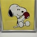 Handmade Framed Art Painting Cartoon Dog Picture Wall Decoration Original Wall