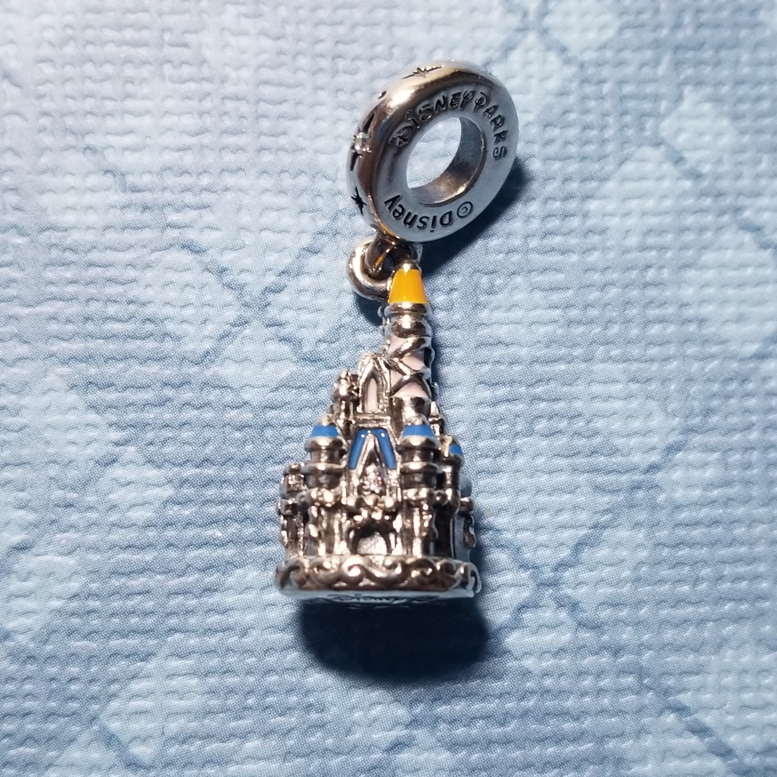 Pandora Walt Disney World 50th Anniversary Cinderella Castle dangle charm