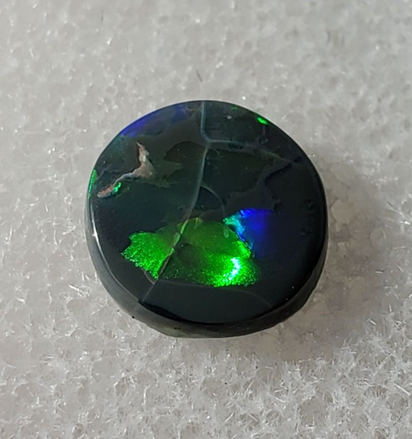 Untreated Black Precious Opal, Lightning Ridge, Australia
