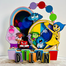 Inside Out Cake Topper