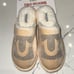 True Religion beige Crystal Slippers