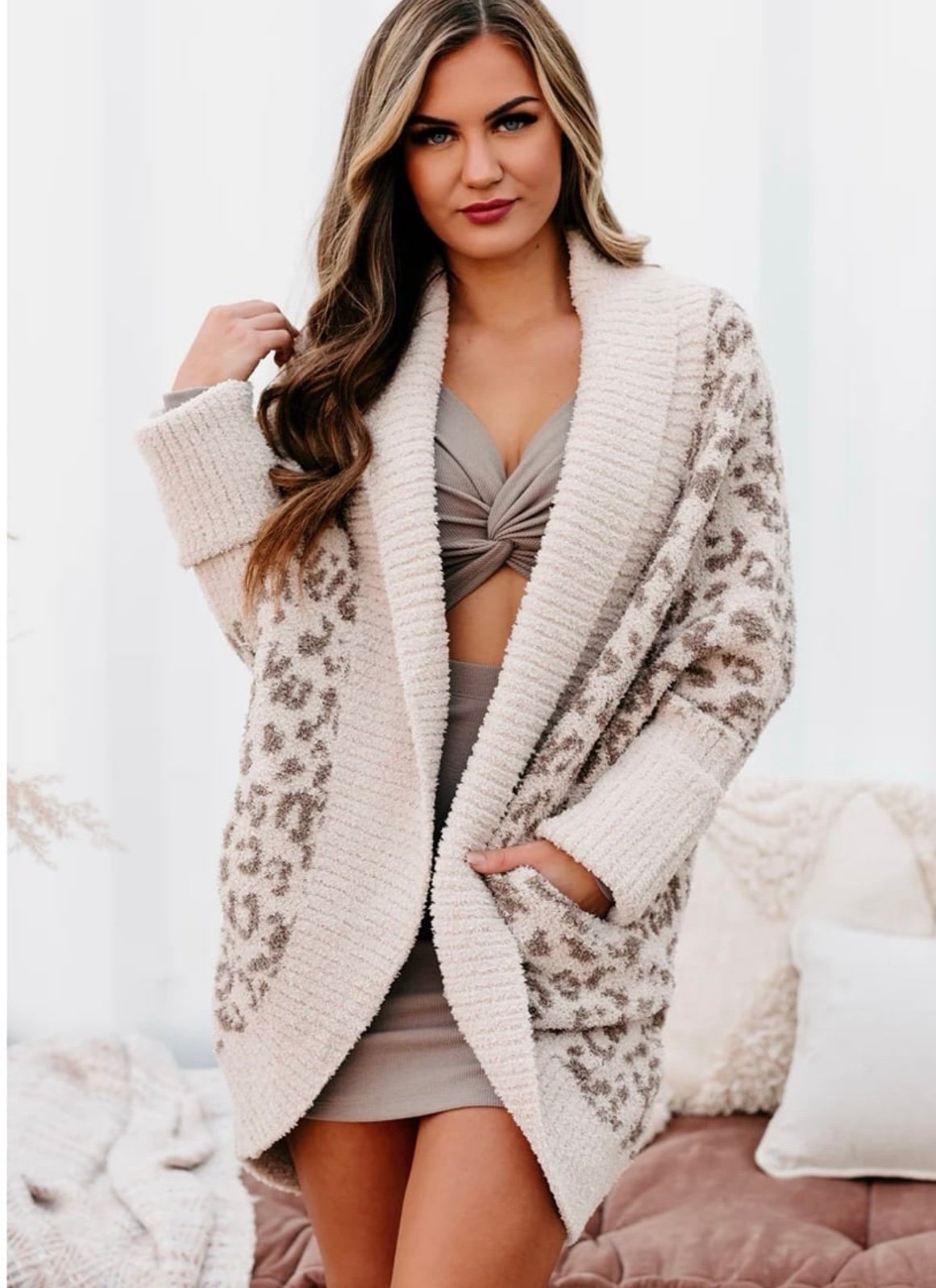Sweet Lovely by Jen- leopard print Cardigan Dolman 2x / 3x