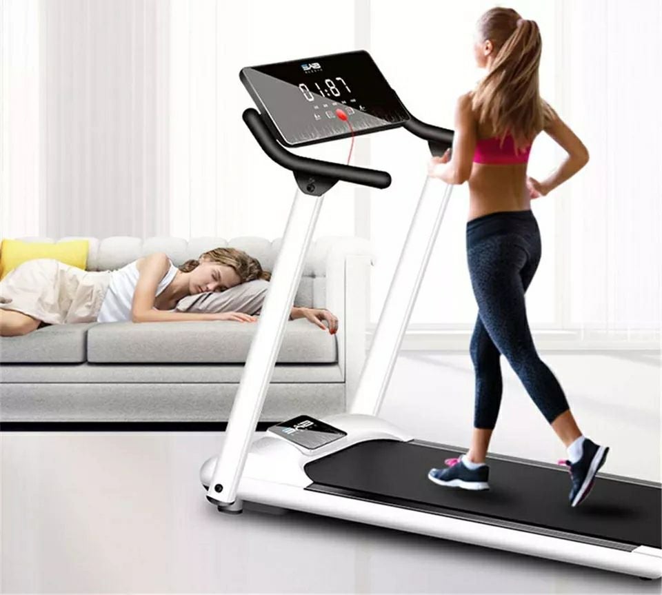 Folding Treadmill With Armrest