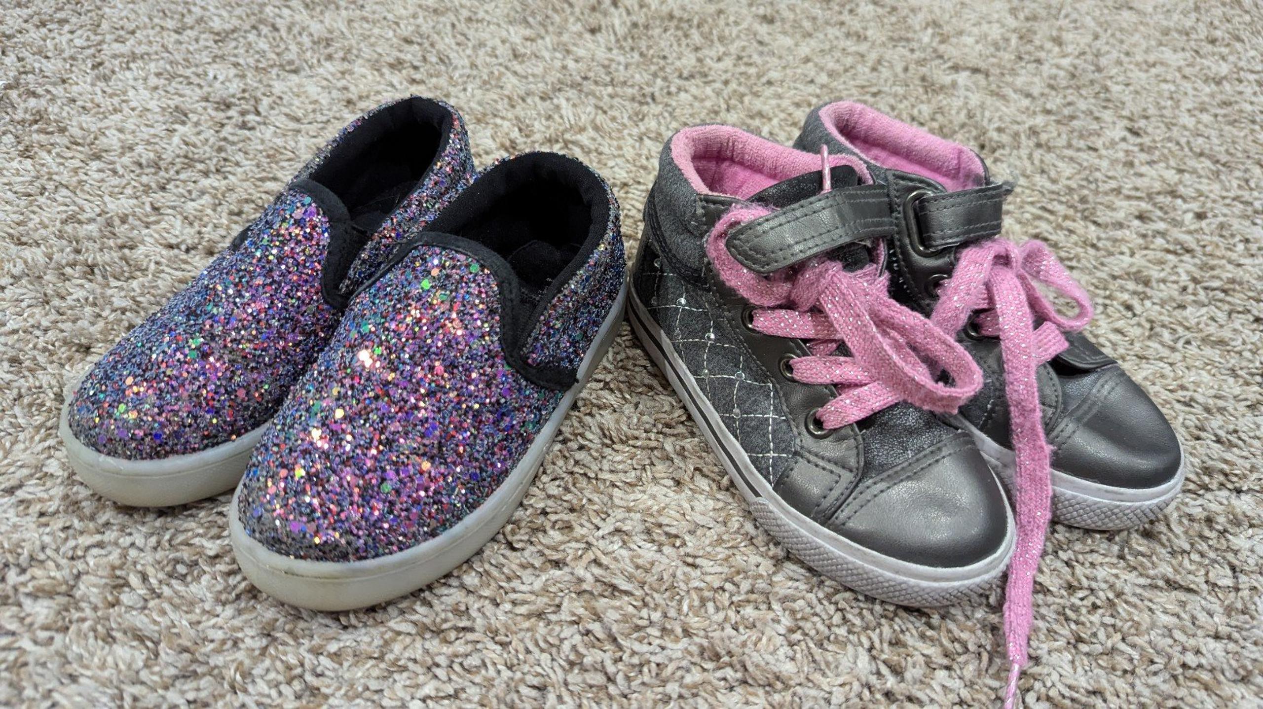 Girl size 10 shoes bundle glitter sparkle fab kids