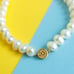 Vintage 10K Gold Pearl Earrings Necklace