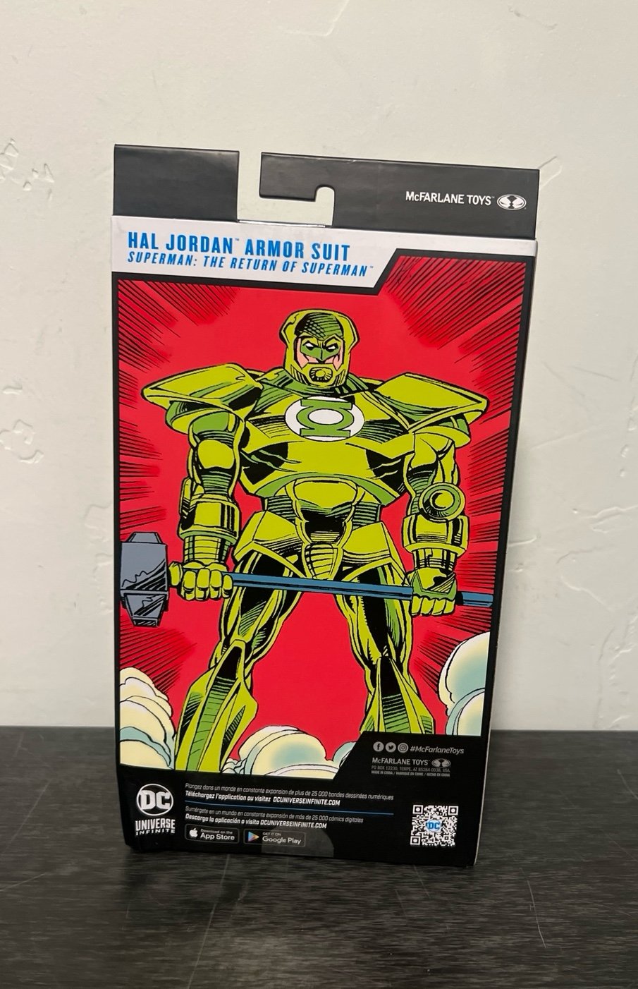 DC Multiverse Hal Jordan Armor Suit the return of Superman NEW Clean