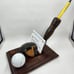 Vintage Cary Midlecoff Golf Club Callaway ball Business Card Pen holder Office