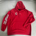 Air Jordan Mens Columbus University Jumpman Hoodie XXL Red NCAA College