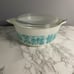 Vintage PYREX Amish Butterprint Turquoise 1.5 Pt Casserole Dish #472 With Lid