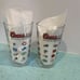 Coors Light Beer Glasses 32 NFL Football Teams Logo 16 Ounce Set Of Two Clear