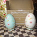 New Patience Brewster by Mackenzie-childs egg salt and pepper shakers