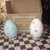 New Patience Brewster by Mackenzie-childs egg salt and pepper shakers