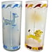 Set of 4 Vintage Libbey Frosted Carousel Merry Go Round Glasses