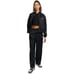 Nike Sportswear Air Satin Pants Women's Wide Leg Swoosh All Over LOGO DQ6583-010