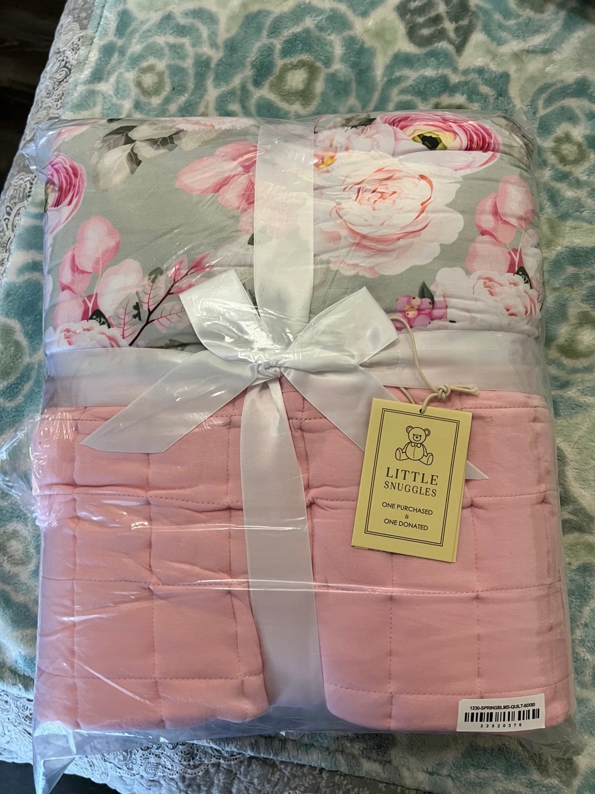 Quilted bamboo blanket 60 x 80