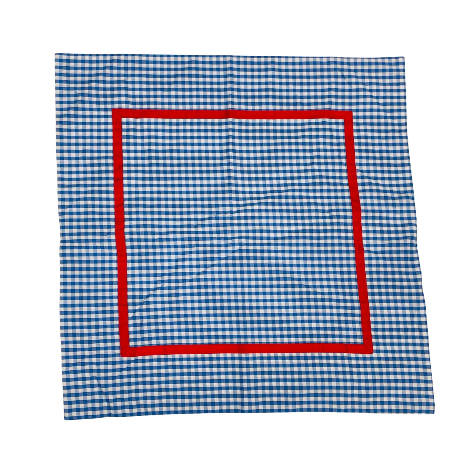 TBBC 25 Barbados Blue Check Pillow Sham