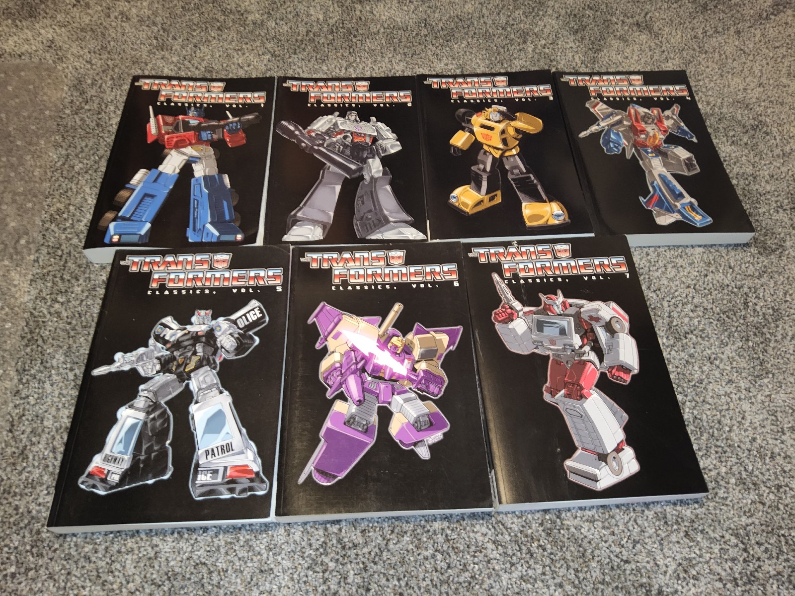 Transformers classics tpb set collection volume 1 2 3 4 5 6 7 vintage marvel run