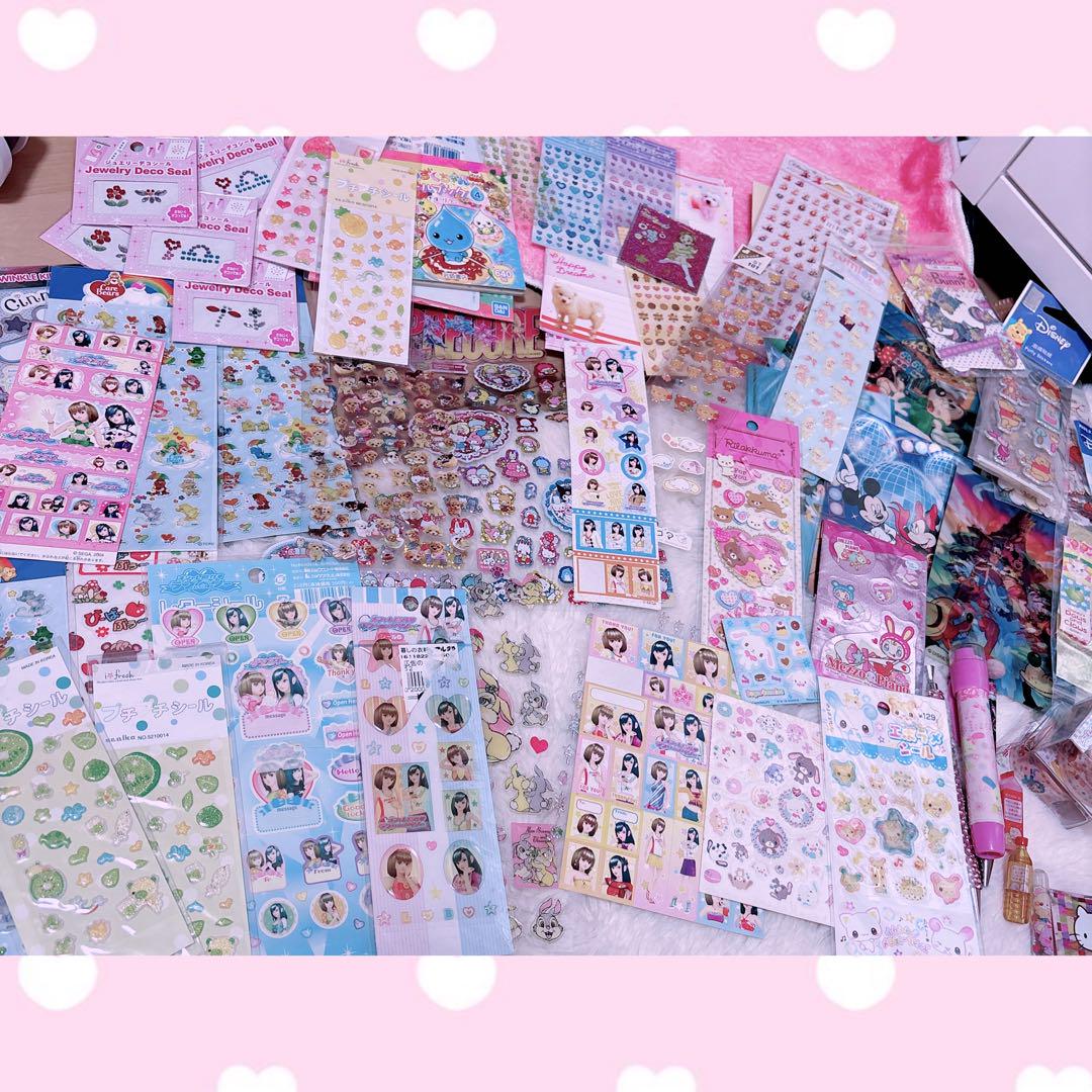Heisei Sanrio Girl Sugar Bunnies Love Berry Sticker Set, Shizuku-chan