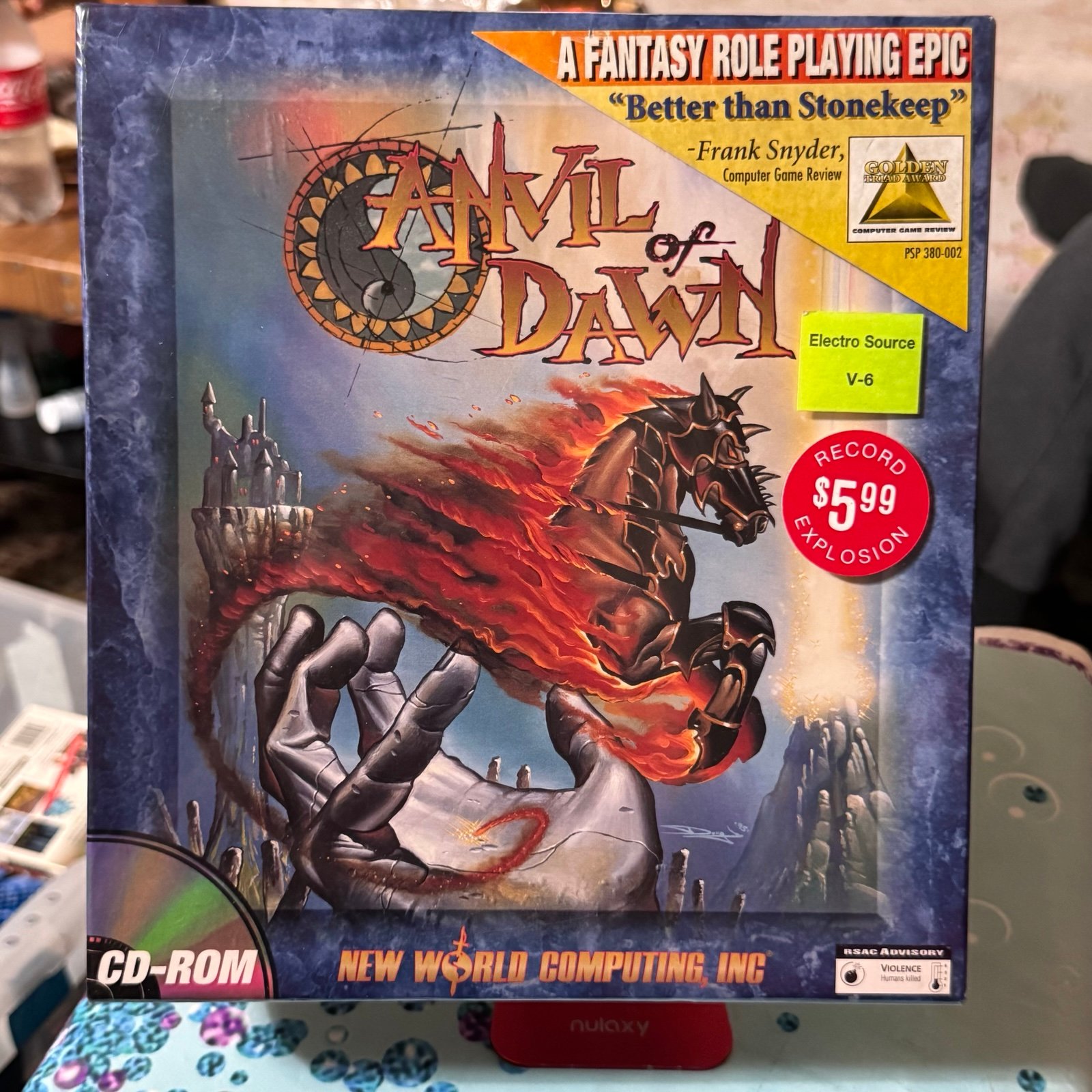 Anvil of Dawn (PC, 1995) New World Computing – Factory Sealed Big Box CD-ROM RPG