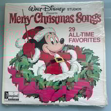 WALT DISNEY Merry Christmas Songs/Christmas Carol DISNEYLAND 2XLP SEALED