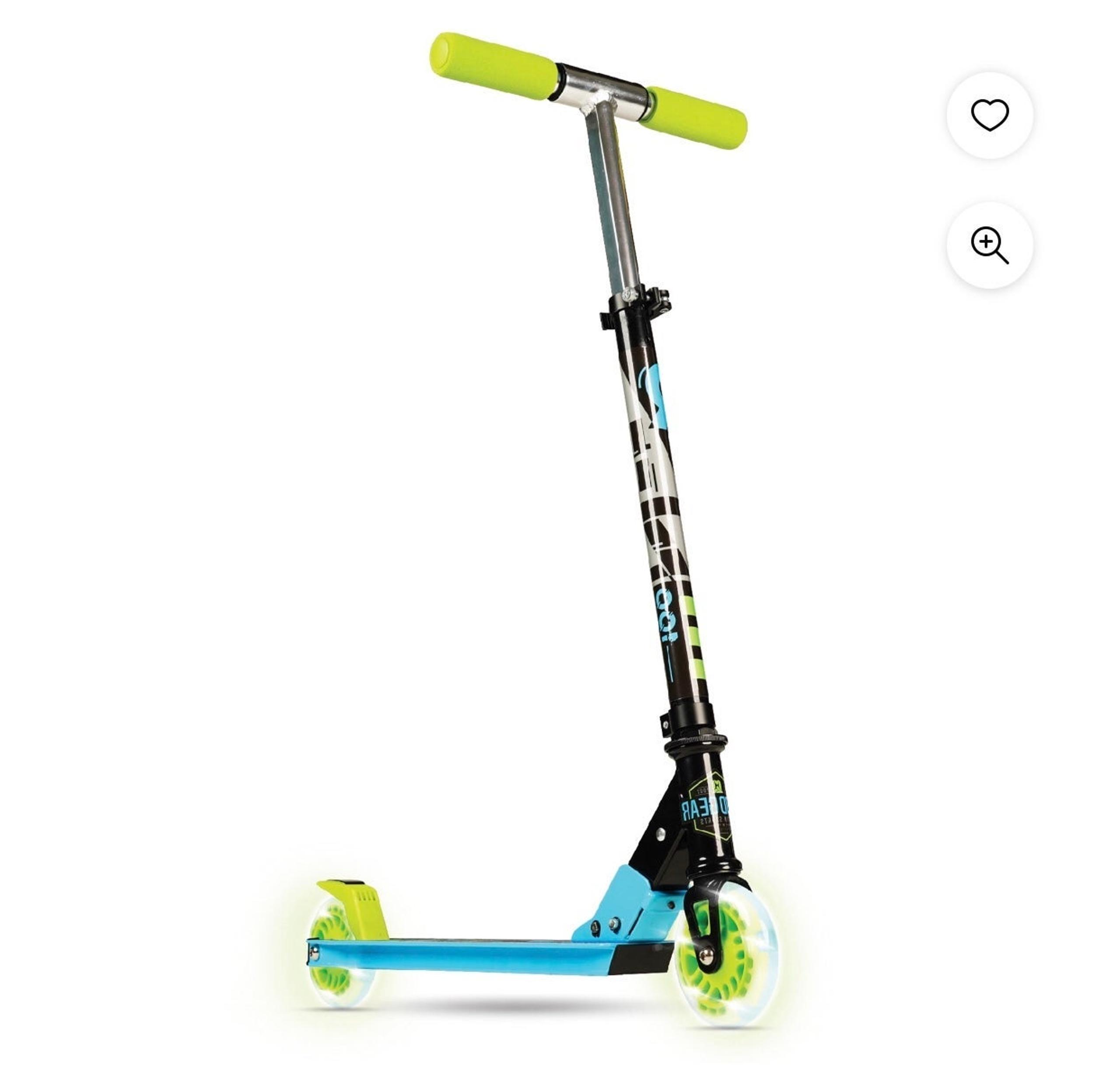 Rize 100 Folding Kids Kick Scooter - Light Up Wheels Height Adjustable
