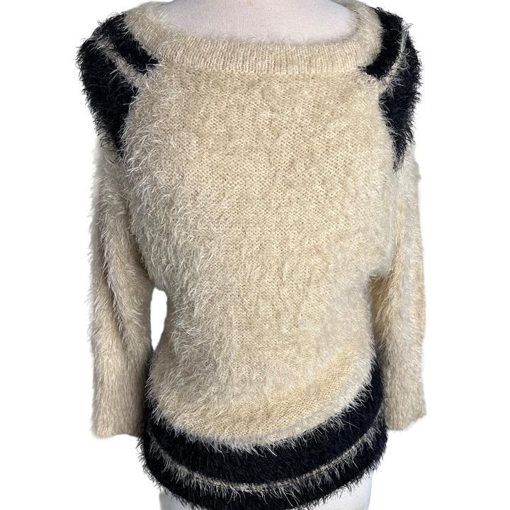 【COSYHARU】Berol Angora Knit 90s Fluffy Angora Sweater — Wornable