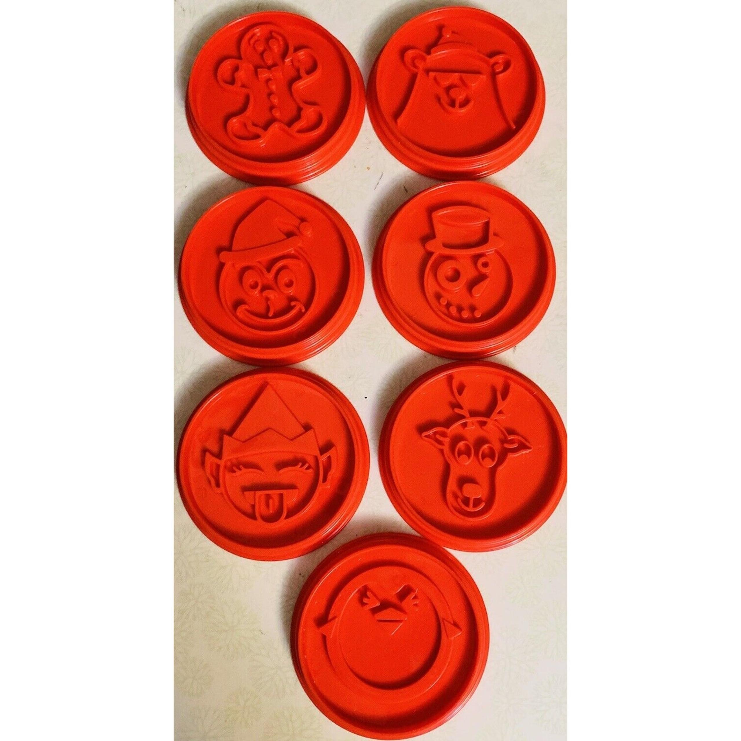 Pampered Chef Christmas Cookie Cutters #1599 Set of 7 NWT