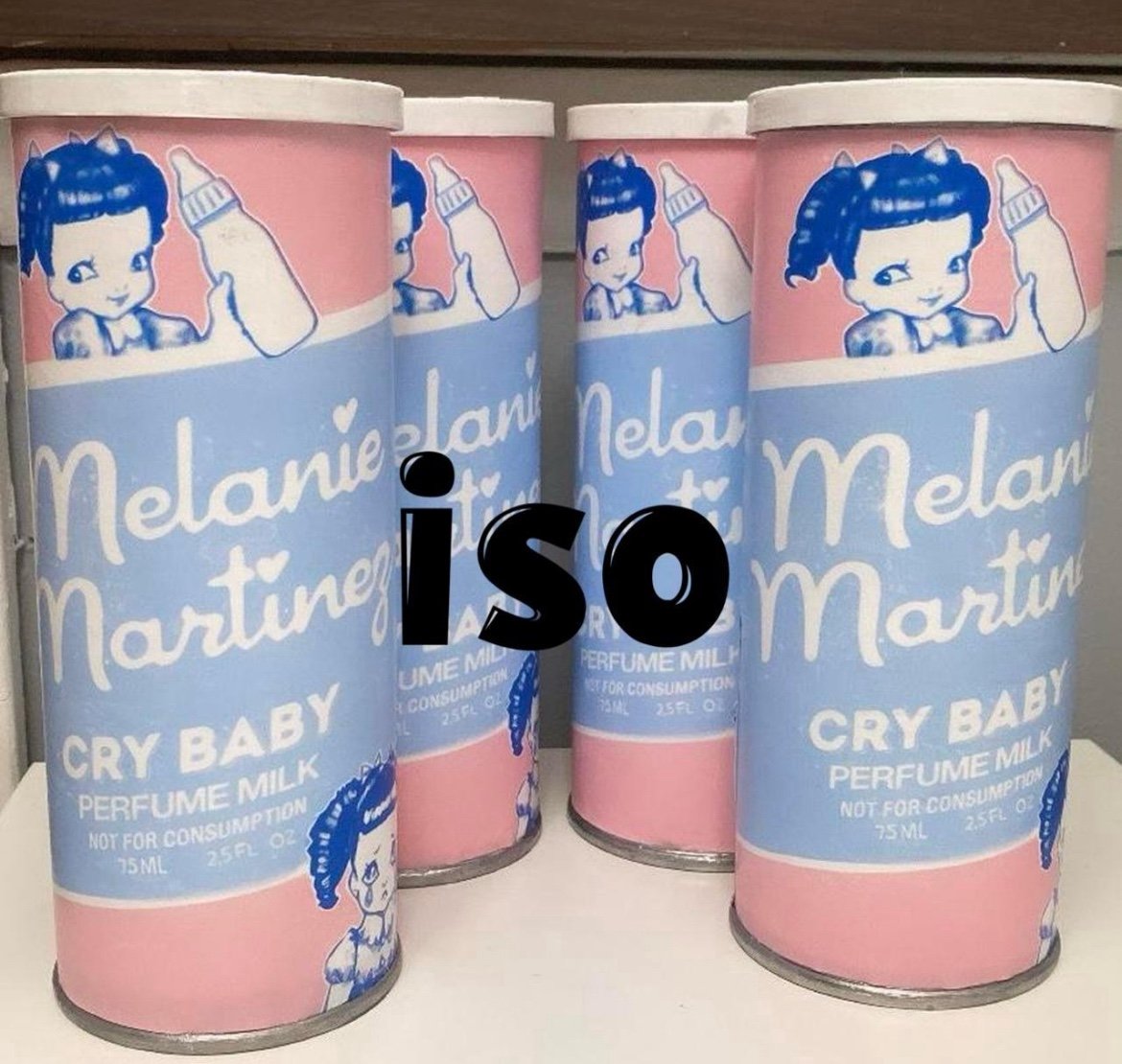 Cry baby perfume canister