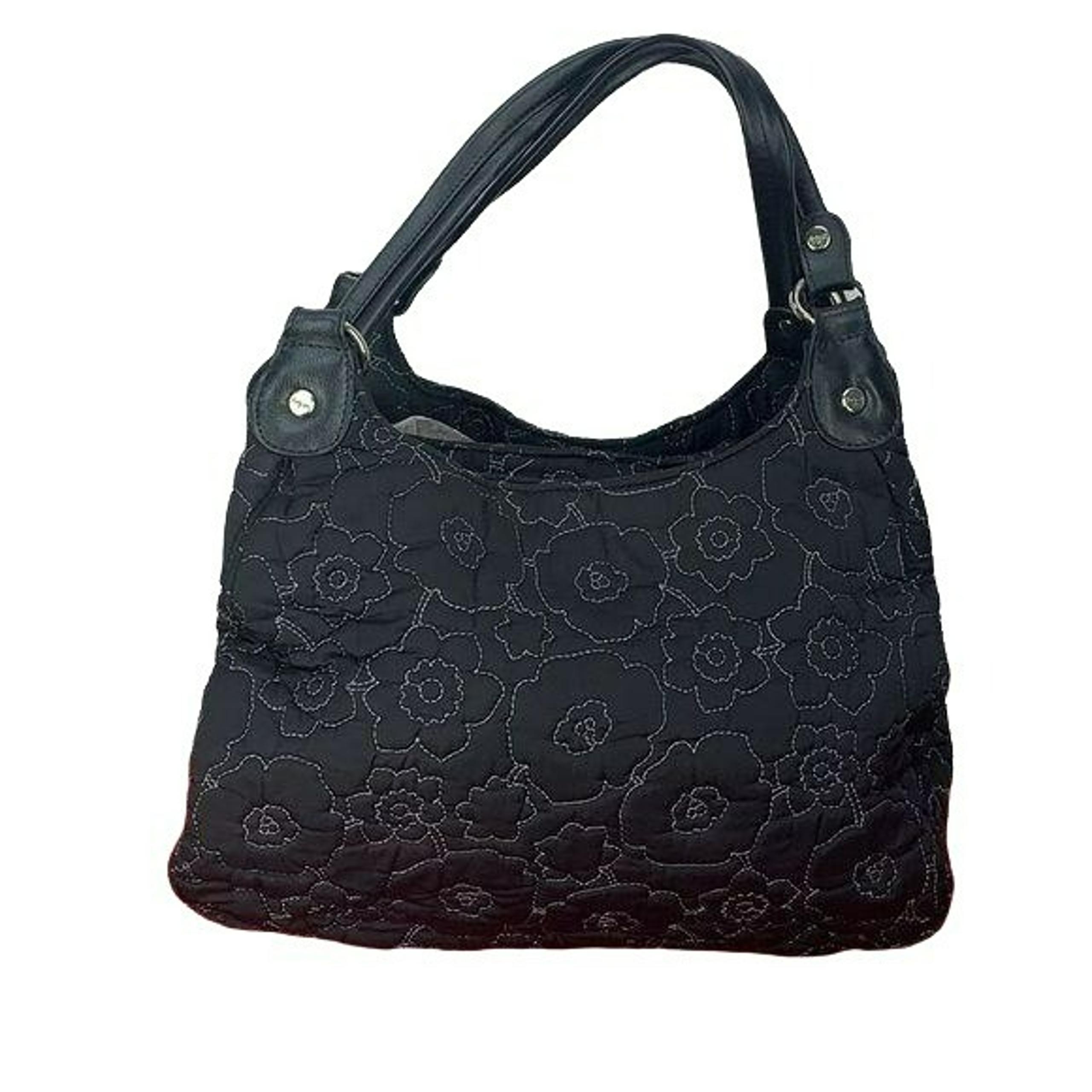 Thirty One 5th Avenue Woman's Black Quilted Shoulder Bag Purse