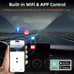 Dash Cam Front and Rear, 4K+1080P Dual Dash Camera for Cars, Built-In Wifi GPS