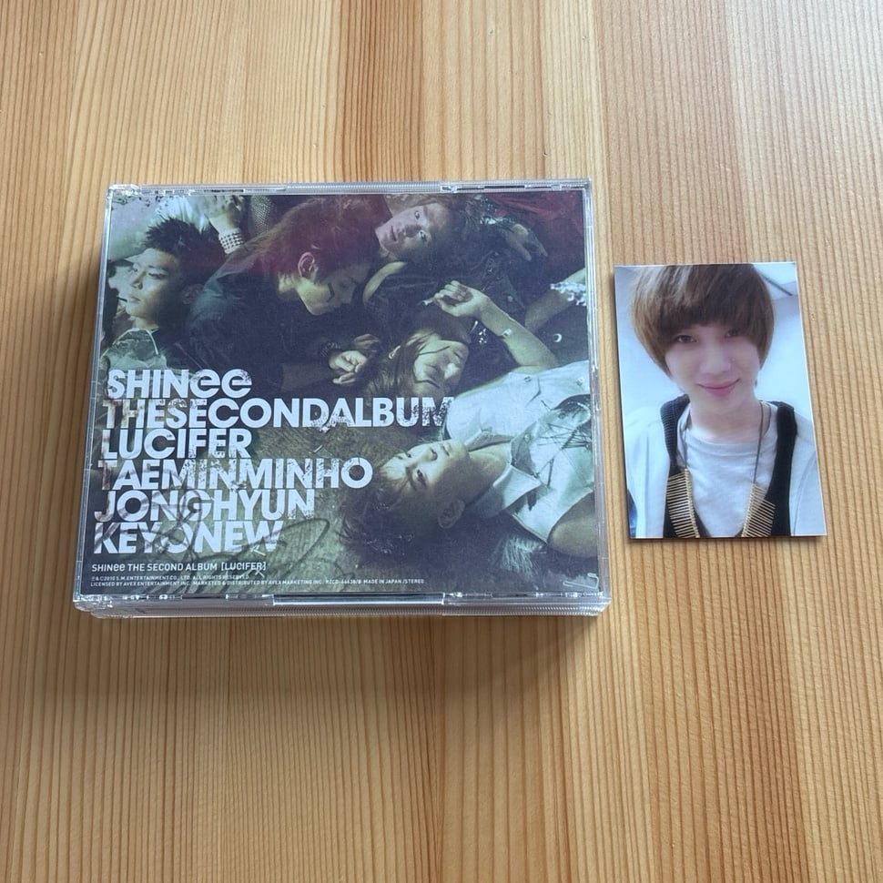 SHINee Lucifer Album Japan press with Taemin Photocard