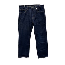 American Eagle Men's Loose Fit Jeans Dark Wash Size 34x34 Denim Casual