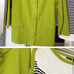 Adorable three piece spring/summer top set jacket - Green white black