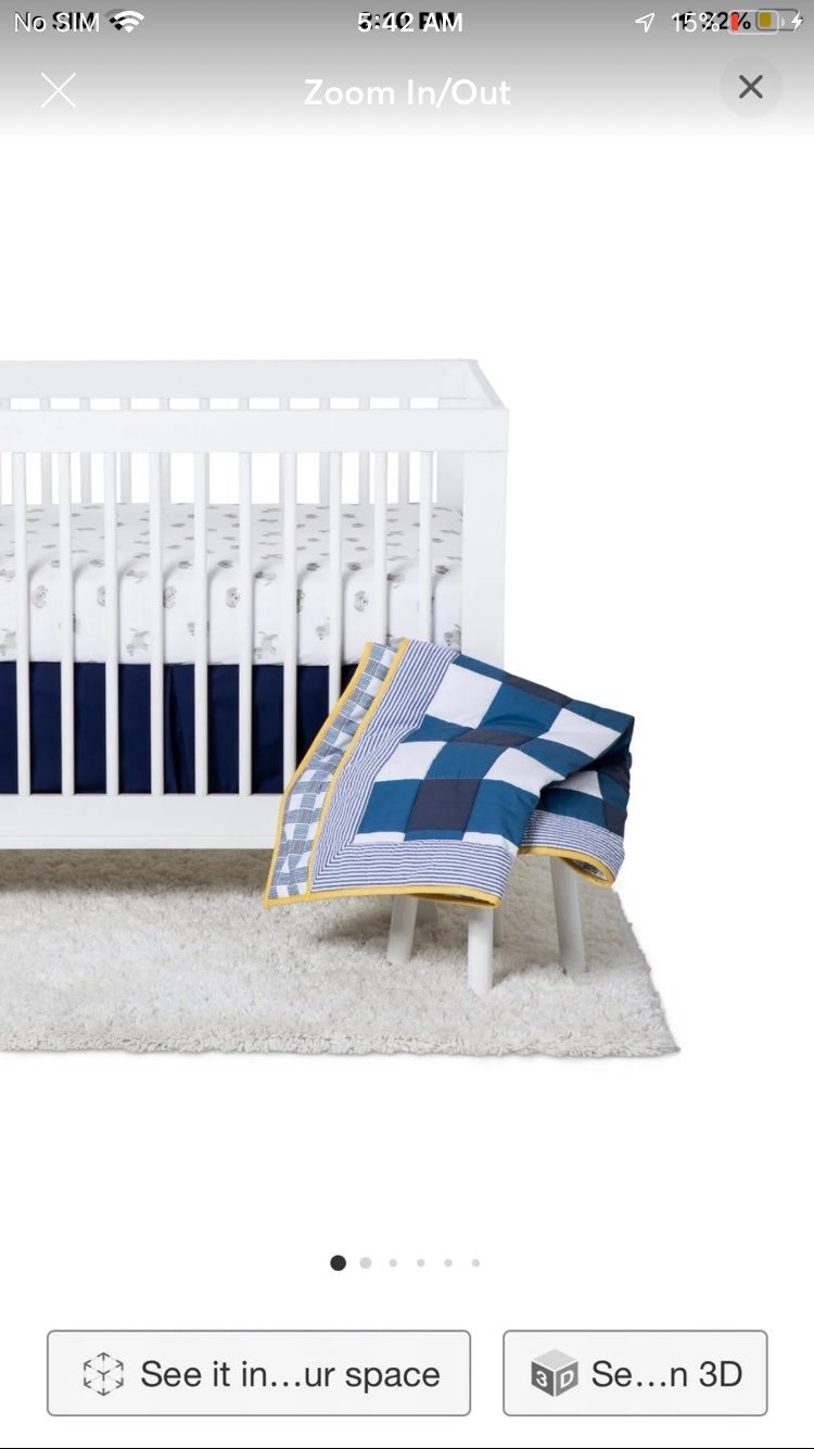 Cloud island nursery bedding