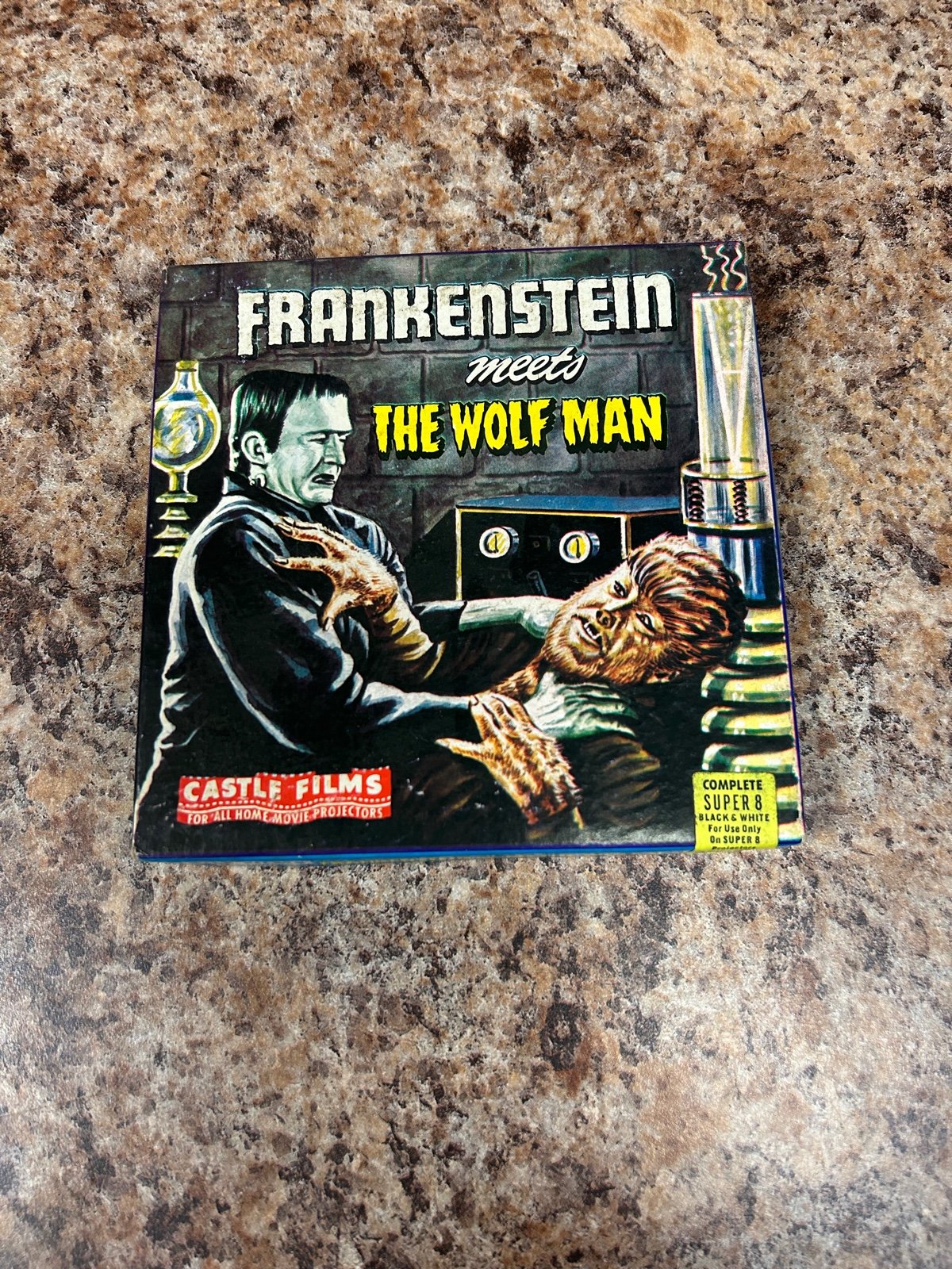 1943 Super 8 Film Frankenstein Meets the Wolfman