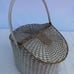 Handcrafted metal basket