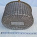 Handcrafted metal basket