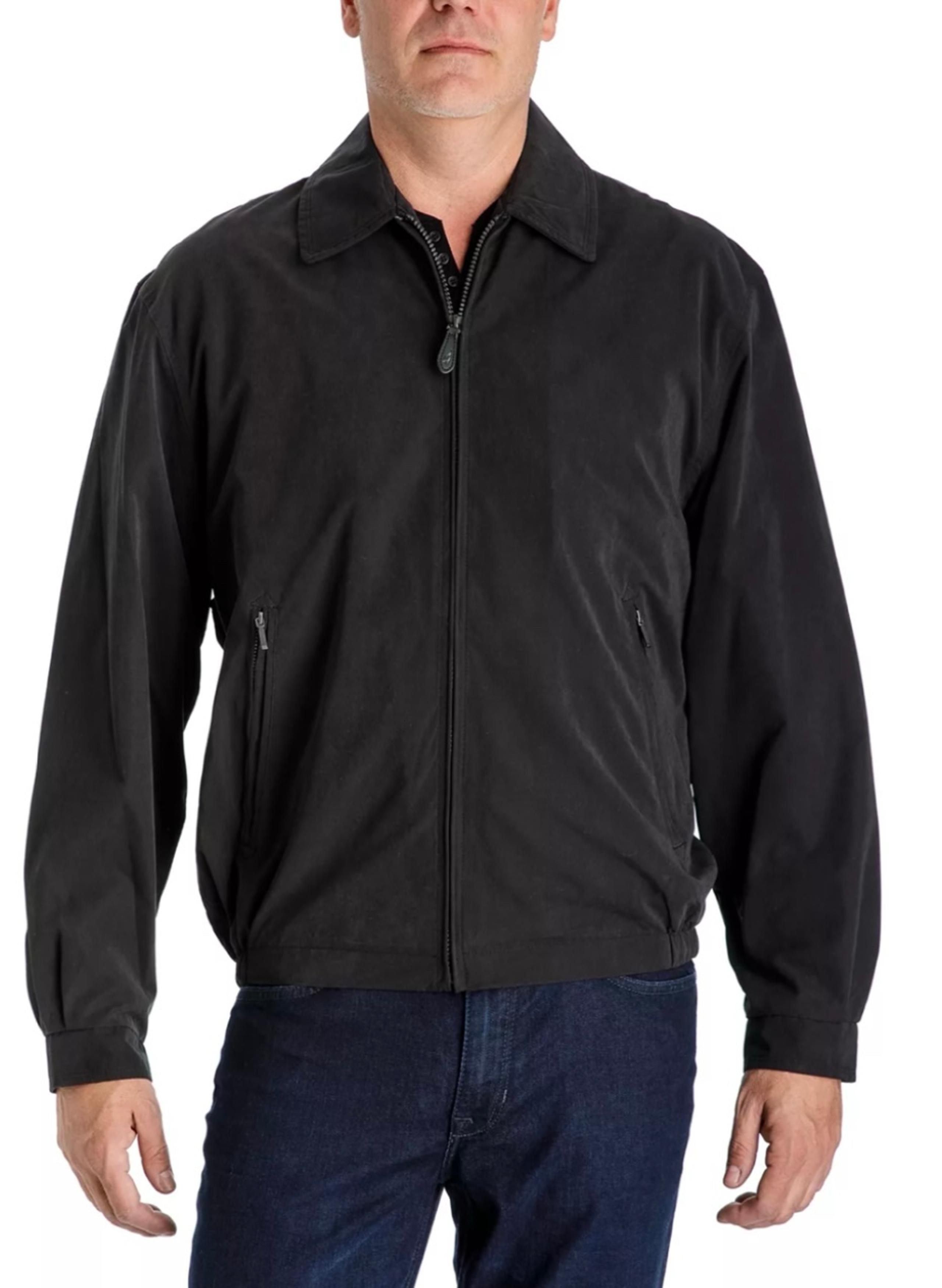 London fog men’s black golf jacket size large
