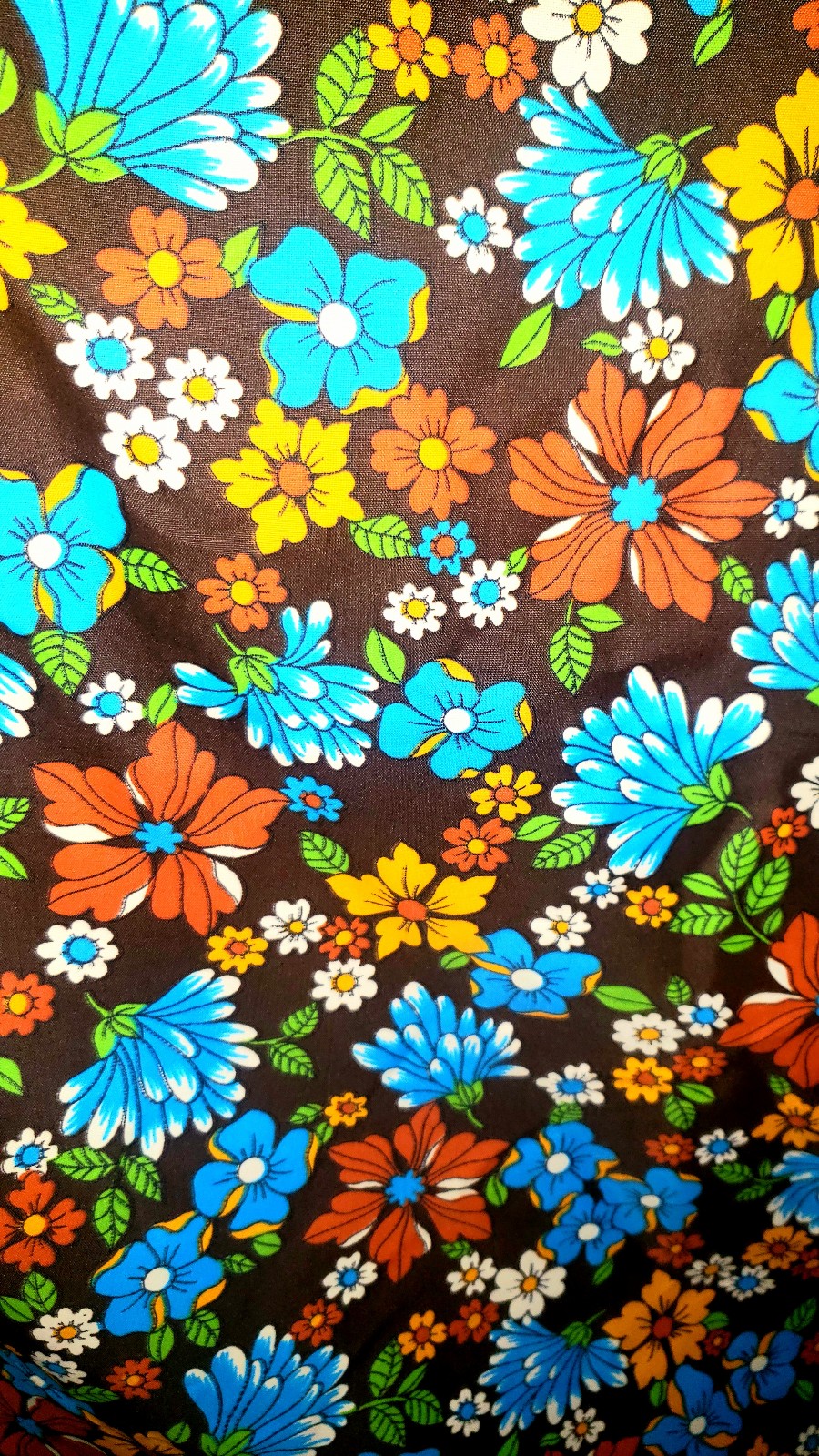 2.3 Yards Vintage 1970s Fabric