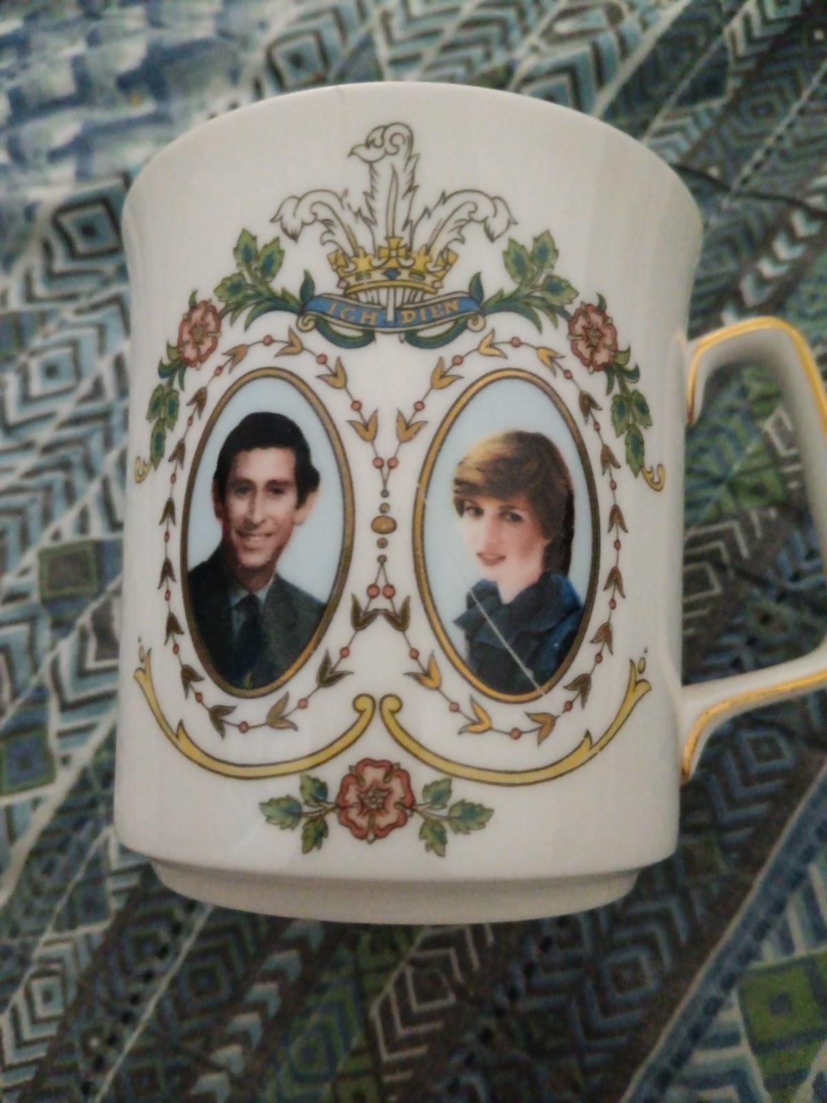 Royal Grafton Bone China Royal Wedding 1981 Commemorative Mug