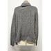 UGG Ceanne Gray Chunky Knit Turtleneck Wool Blend Sweater W/Side Bow Detail, Med