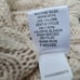 Vintage 90s Cream Cable Knit Cotton Turtleneck Sweater Greek Fisherman Sweater M