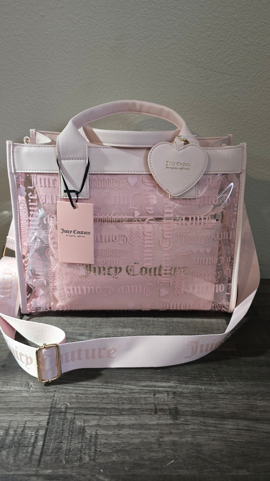 Juicy Couture Heart Powder Blush Beaching Tote