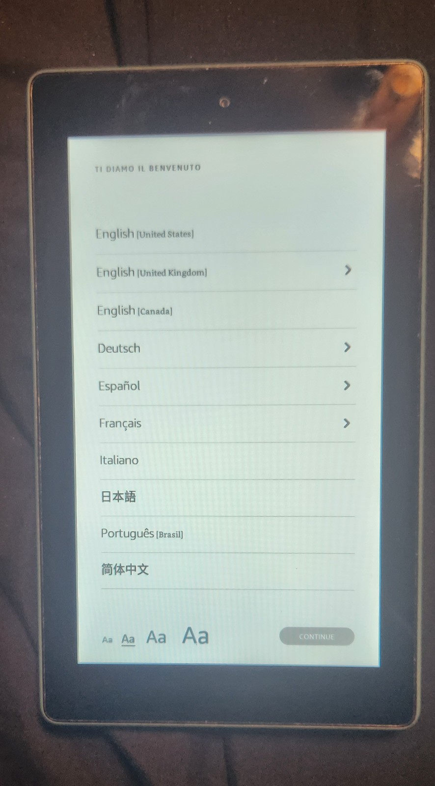 Fire 7 tablet