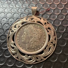 Morgan dollar pendent