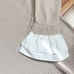Design History Cashmere Wool Turtleneck Pullover Sweater Beige Fringe Shirt Cuff