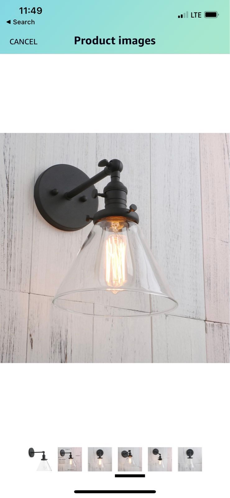 Wall Sconce Light Fixture NWT