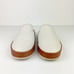Vince Canella Backless Flat Loafer Slip-On White Leather, Women's 8 M
